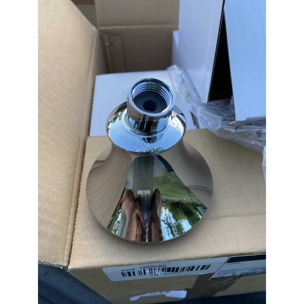 24-Premier Spray 4.1 In. Single Wall Mount Low Flow Fixed Shower Heads. Chrome.